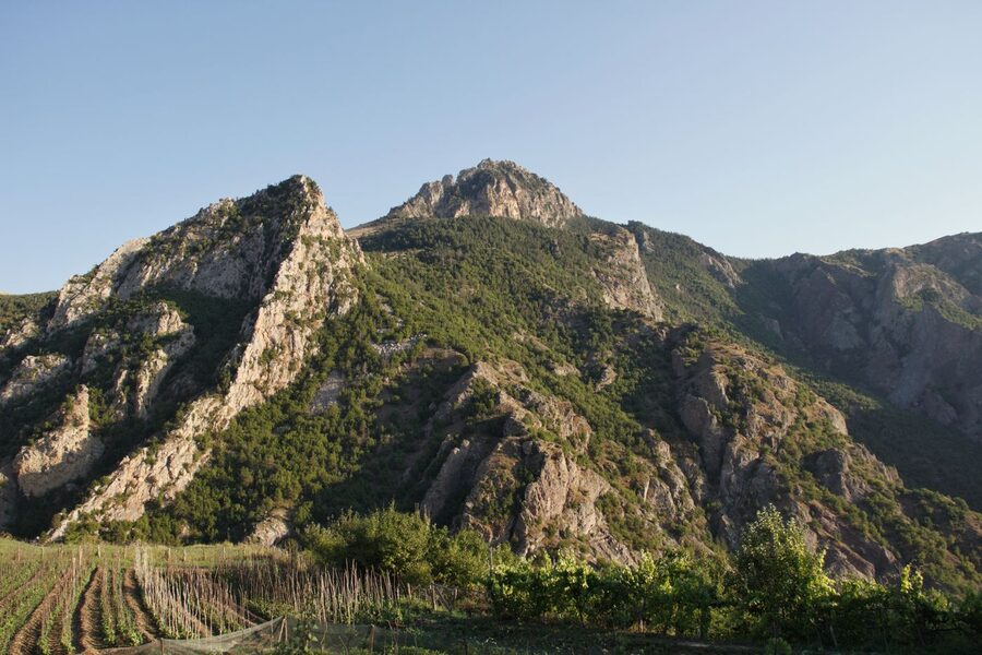 Vue de Beaurecueil en Provence