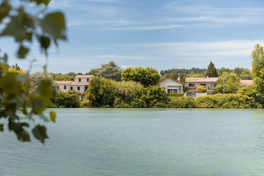 Vue de Charleval en Provence
