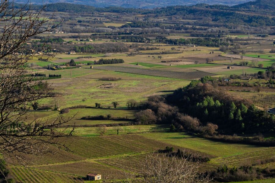 Vue de Coudoux en Provence