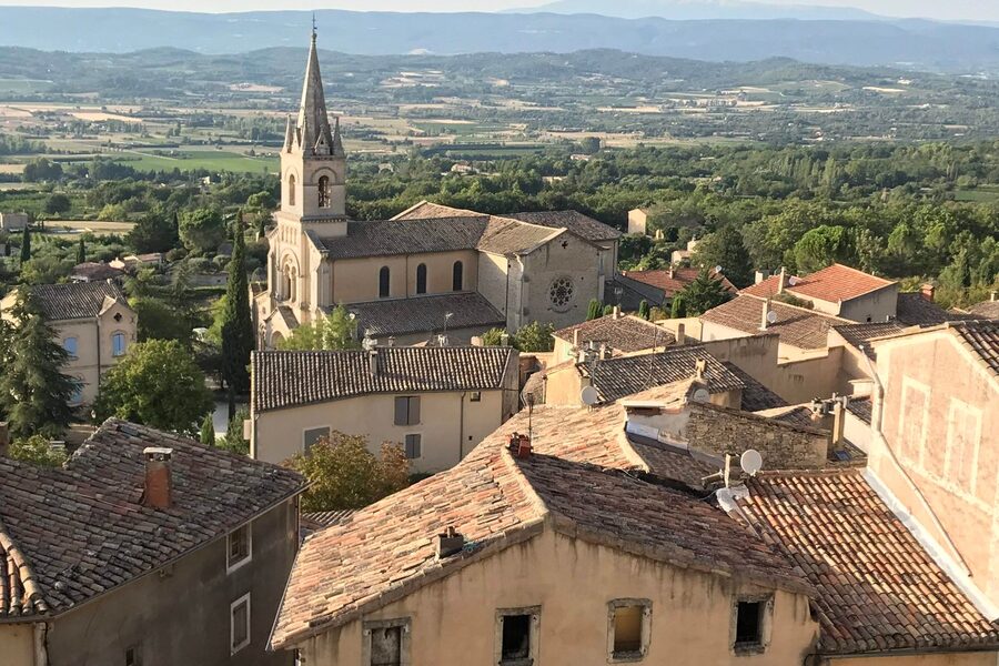 Vue de Lambesc en Provence