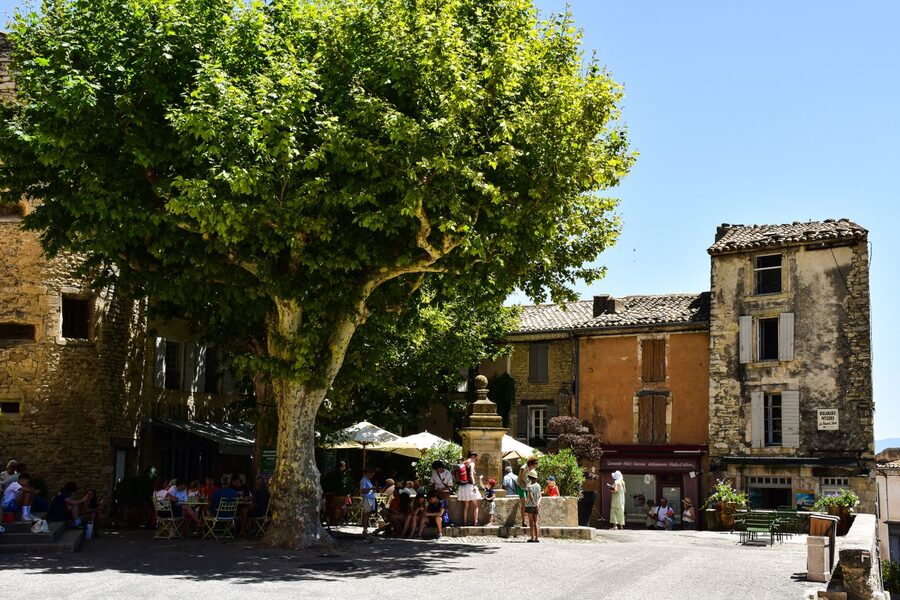 Vue de Luynes en Provence