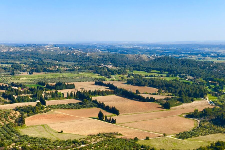 Vue de Meyreuil en Provence