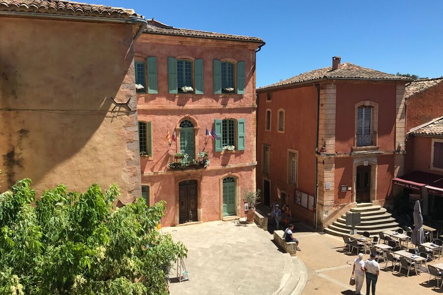 Vue de Pertuis en Provence